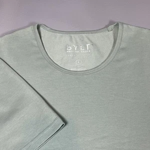 Bylt Drop Cut T Shirt - Mens Large - Light Green Premium Basics Short Sleeve - Picture 1 of 7