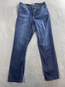 Democracy Jeans Womens 8 Absolution Straight Leg Stretch Denim Pants B2450Z - Picture 1 of 11