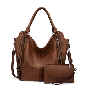 Tote Bag for Women PU Leather Shoulder Bags Fashion Hobo Bags Large Purse and... - Picture 1 of 9