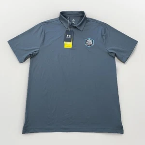 Houston Final Four Under Armour Gray Men's Polo Shirt L - Picture 1 of 8