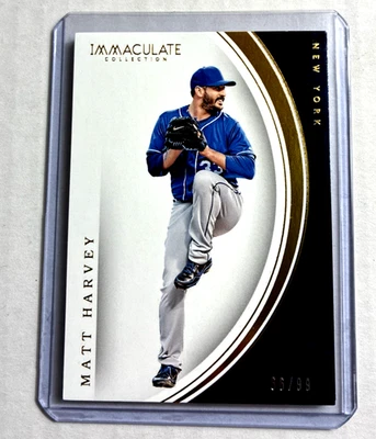 #'d/99 - 2016 Panini Immaculate 系列 #100- Matt Harvey Sp #'d/99 — 第 1/2 张图片