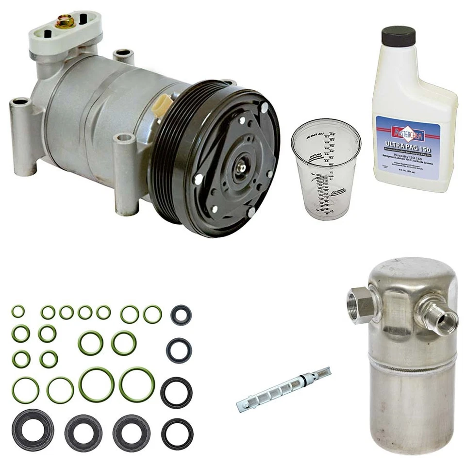 Compresor de aire acondicionado para Chevrolet Blazer S10 GMC Jimmy Omega con kit de reparación de aire acondicionado DAC Foto 1 de 1