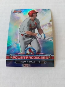 2018 Bowman's Best Nolan Gorman Power Producers refractor #pp-ng - Imagen 1 de 2