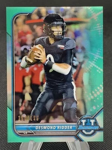 2022 Bowman University Chrome Aqua #98 Desmond Ridder /299 - Picture 1 of 2
