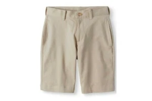Wonder Nation Boys School Uniform Super Soft Flat Front Shorts, Sizes14 - Picture 1 of 1