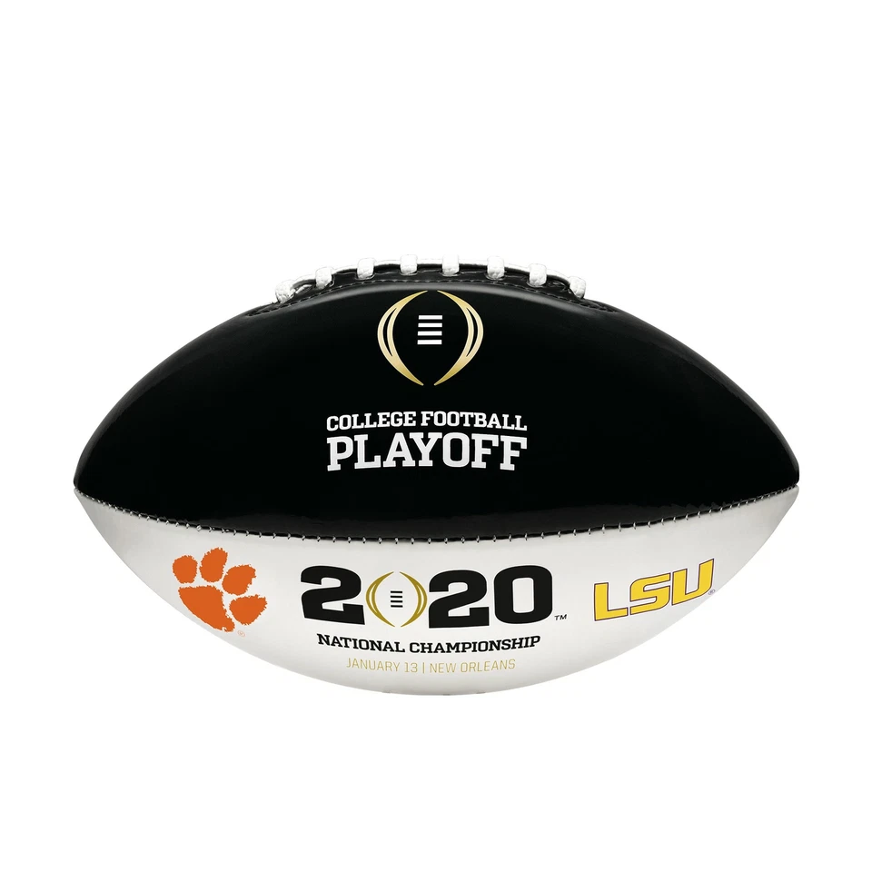2020 CFP College Football Championship Game NCAA Dueling Football LSU vs Clemson - Image 1 of 1