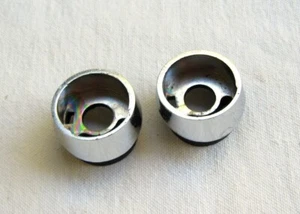 1965 Impala Bel-Air Biscayne NOS GM AM AM/FM Radio Knob Bezels 65 SS 409 327 - Picture 1 of 2
