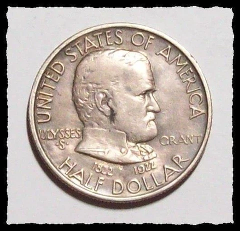 1922 Ulysses S. Grant Classic Commemorative HALF DOLLAR Nice XF #15D4 Cover