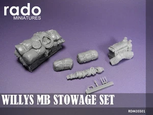 Miniaturas Rado, RDM35S01, estiba para el Jeep Tamiya Willys, 1:35 - Imagen 1 de 6