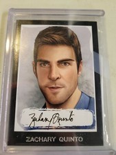 258 West Authentic Zachary Quinto Autograph card FULL signature 4A-2007 #200/258