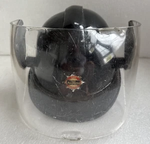 Obsolete Fire Service British Airports Helmet - Fireman's Helmet & Visor Large - Picture 1 of 10