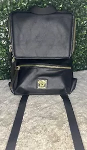 Versace Parfums Backpack Rider Bag Black And Gold Summer 2021 . Medusa Logo - Picture 1 of 10