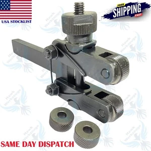 LATHE CLAMP TYPE KNURLING TOOL 2 WHEEL INDUSTRIAL 1-1/2” CAPACITY - Picture 1 of 2