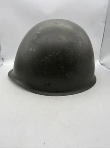 Vintage Polish Military Helmet With Leather Interior - Picture 1 of 9