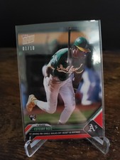 2023 MLB Topps Now Esteury Ruiz Rookie RED PARALLEL /49 SSP Athletics #211