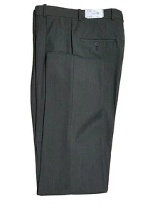 PANTALONE 32 R UOMO MARRONE CORDONCINO PIUMA SUPER 100s LANA   - Foto 1 di 11