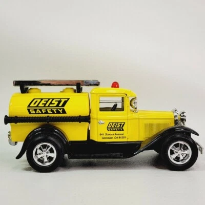 Deist Safety Model A Street Rod Fire Tanker 1:25 Lockable Coin Bank Die Cast NIB - Image 1 of 4