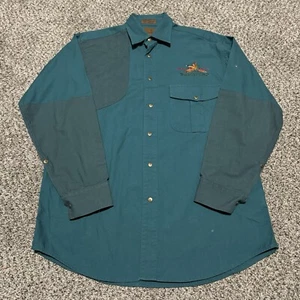 Browning Size Medium M Snap Button Up Long Sleeve Pheasant Hunting Shirt - Imagen 1 de 7