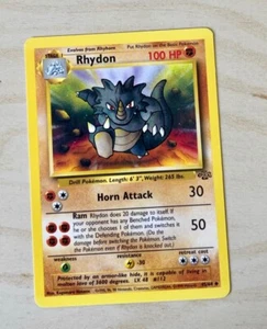 RHYDON  |  Pokemon Base Set JUNGLE  |  45/64  |  NMC - Picture 1 of 6