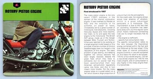 Rotary Piston Engine - Car Mechanics - Edito Service #42-23 Auto Rally Card - Picture 1 of 1