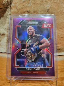 2021 Panini UFC Prizm CIRYL GANE #184 RC Purple Prizm 065/149 MMA ROOKIE SP