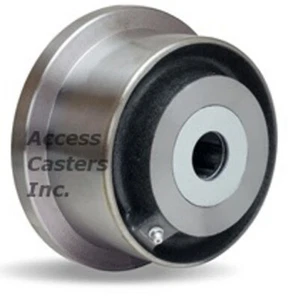 5HFL52W 5" X 2" Forged Steel Flanged Wheel, 4200 lbs Capacity, Roller Bearings - Picture 1 of 1
