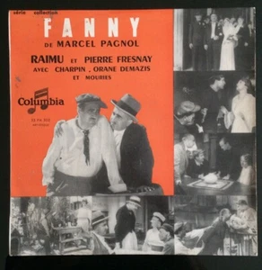 FANNY de MARCEL PAGNOL 33 tours  1/3 collection COLUMBIA 33 FH 502 - Imagen 1 de 3