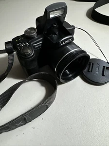 Panasonic Lumix DMC-FZ28 10MP Digital Camera with 18x Optical Zoom Black Charger - Picture 1 of 9