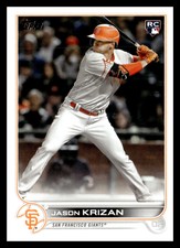 2022 Topps Update #US65 Jason Krizan San Francisco Giants Baseball Card