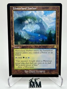 MTG Hinterland Harbor (marco retro) Dominaria remasterizado #396 regular casi nuevo - Imagen 1 de 2