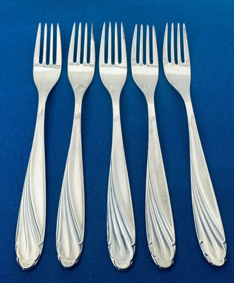 WMF Wien Vienna Silverplate Flatware - Set of 5 Dinner Forks 7 1/2" - Image 1 of 1
