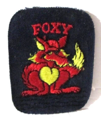 Vintage 70s Sturdy Iron On Fox Foxy Patch Blue Denim Hippie Boho Grunge Jeans - Image 1 of 3