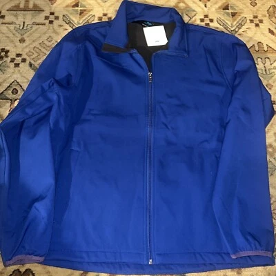 NWT TRI-MOUNTAIN Softshell JACKET Water-Resistant NYLON OUTER Sz M Royal Blue - Image 1 of 4