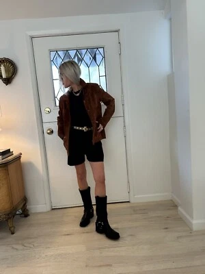 New Frontier 麂皮绒皮夹克 — 第 1/4 张图片