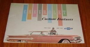 Brochure vendita accessori personalizzati originale Chevrolet 1960 full size auto - Foto 1 di 3