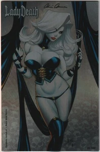Lady Death: Blasphemy Anthem #1 - Edición Heavy Metal #22/300 (firmado/certificado de autenticidad) casi nuevo+ - Imagen 1 de 2