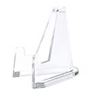 20-Pcs Display Stand Mini-Plastic Plate Coin Card Medal Square Case Holder Easel