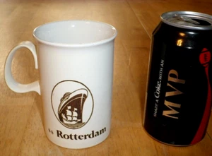 SS ROTTERDAM - OCEAN LINE SHIP, Ceramic Coffee Cup / Mug, VINTAGE SCOTTLAND MADE - Picture 1 of 8