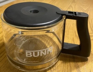Cafetera BUNN jarra de 10 tazas jarra de vidrio de repuesto mango de tapa negro - Imagen 1 de 6