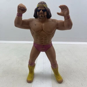 Vintage WWF LJN Macho Man Randy Savage 8” Rubber Wrestling Figure - Picture 1 of 10