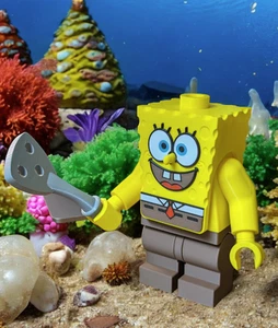 3D Printed Spongebob Squarepants Large Scale 8.5"- 9.5" Minifigure - Picture 1 of 6