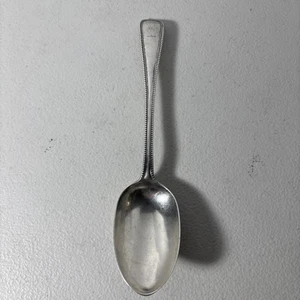 "Cuchara de servir Sterling 1852 George William Adams con cuentas grabada 9"" 90 g" - Imagen 1 de 7