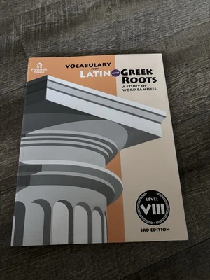 Vocabulary from Latin and Greek Paperback, by Elizabeth Osborne; Paul Good VIII - Image 1 of 3