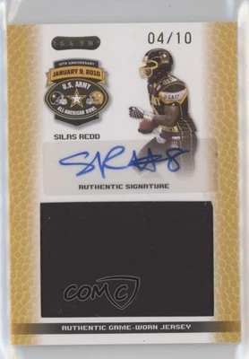 2010 Razor US Army All-American Bowl Jersey Swatch /10 Silas Redd #JS-SR1 Auto - Image 1 of 2