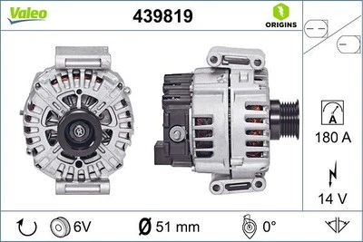 Alternador valeo para MERCEDES-BENZ CLASE C C 220 CDI 4-matic 439819 Foto 1 de 4