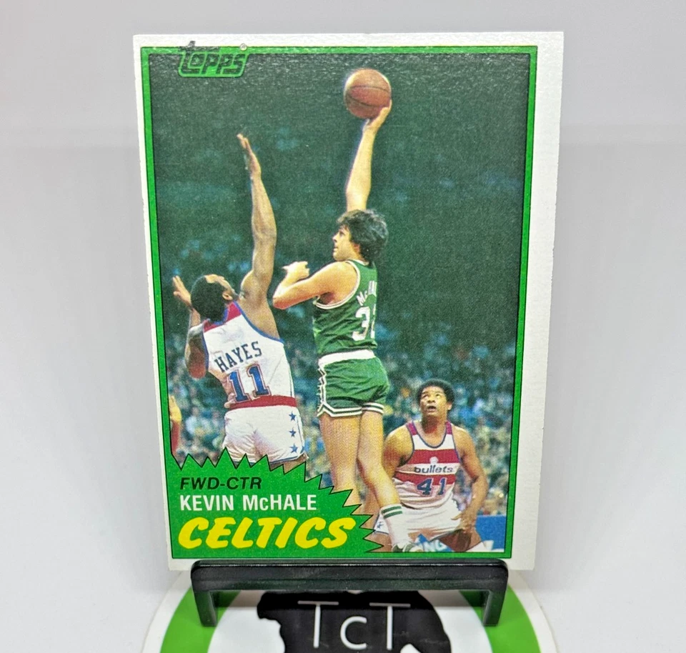 Baloncesto NBA 75 1981-82 Topps Kevin McHale radiocontrol Boston Celtics Foto 1 de 4