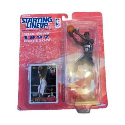 1997 New Jersey Nets Kerry Kittles Starting Lineup Action Figure & Card NIP - Image 1 of 4