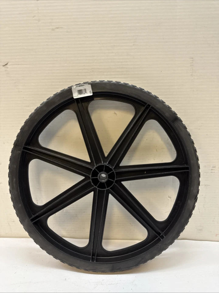 Rubbermaid 7 Spoke Outdoor Use M1564200 Replacement Wheel 5642/5642-61 Cart Pair