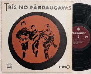 TRIS NO PARDAUGAVAS Latvian folk/ pop PRIVATE PRESS custom SELF-TITLED LP - Imagen 1 de 5