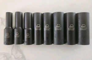 Nuevo juego de enchufes de impacto profundo SAE de 8 piezas Matco Tools 3/8” unidad 5/16"-3/4" 6 puntos - Imagen 1 de 6
